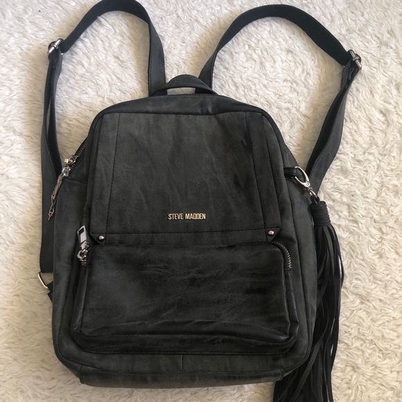steve madden gray backpack